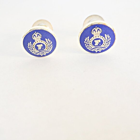 Faconnable Paris Logo Cufflinks Vintage